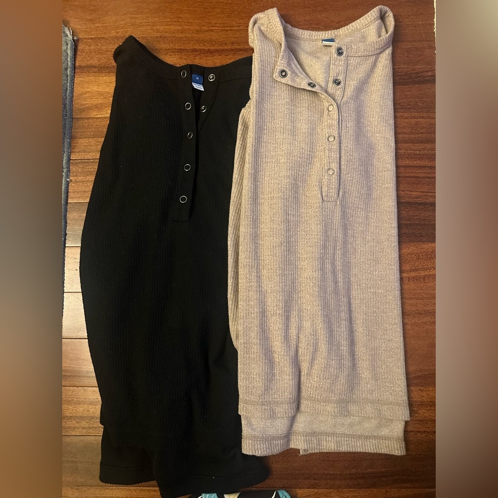 Old Navy Ribbed Henley BUNDLE